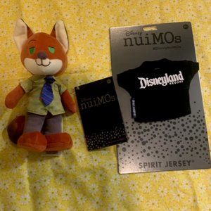 Disney Parks NuiMOs Nick Wilde Zootopia Dressable Plush New With Tags